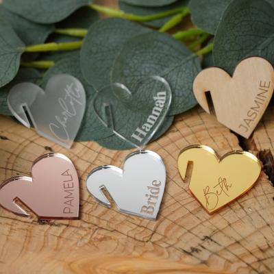 China Europe Round Heart Shaped Acrylic Wine Glass Custom Cut Mate Also Use For Daily Hang Tags for sale