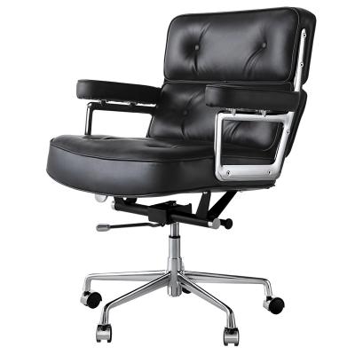 China Original Aluminum Leather Adjustable Office Chair Barcelona Quality Popular (Size) Comfortable Popular (Size) for sale