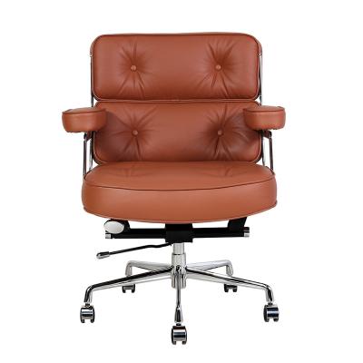 China (Size) Barcelona High Adjustable Adjustable Leather Popular Reclining Office Chair Free Shipping Furniture for sale