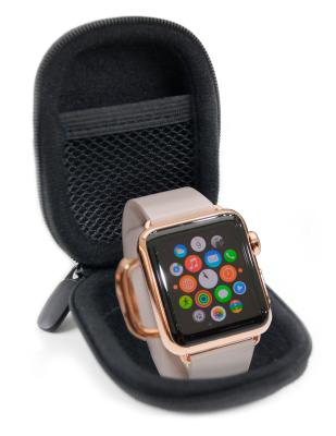 China Custom Handmade Logo Travel Portable Zipper Hard Eva Carrying Watch Case for sale