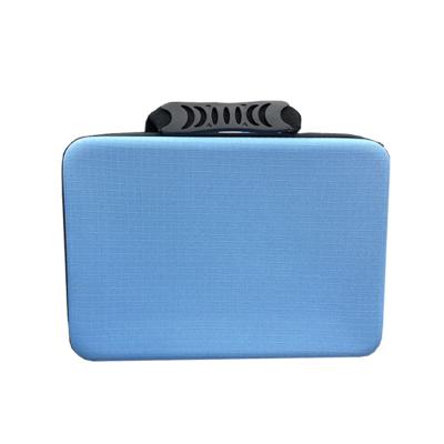 China Blue Zipper EVA Tool Case Portable Storage Warm Dustproof Waterproof Shockproof Travel for sale