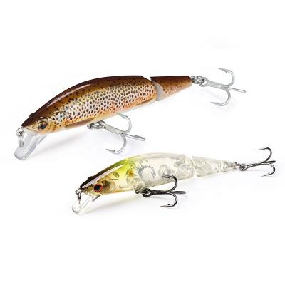 China 3D Eyes ANDA Multi Lure Minnow Topwater Lure 12g 90mm Hard Joint Bait for sale