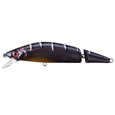 China 3D Eyes Best Fishing Lure 110mm 22g Jointed Minnow Wobblers ABS Body Jointed Fishing Lures For Bass for sale