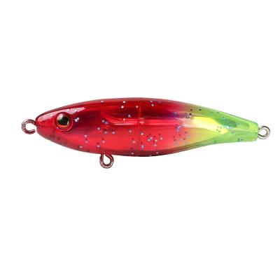 China 3D Eyes Swimbait Pencil Slow Sinking Hard Floating Lures For Salmon Redfish Trout Bass Walleye for sale