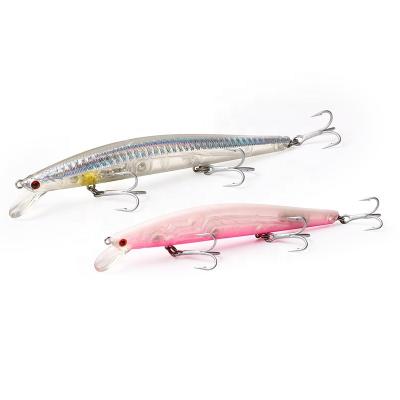 China 3D Eyes OEM Fishing Tackle Lures 16.1g 130mm Lures Minnow Big Hard Fishing Sinking Plastic Bait for sale