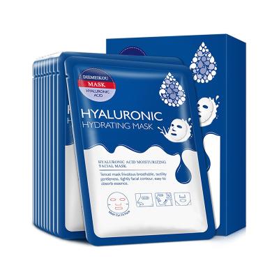 China Six size quality hyaluronic acid essence moisturizer face cream hyaluronic acid face mask facial mask hyaluronic acid ccid facial mask for sale