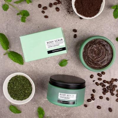 China Exfoliator Ice Cream Activated Natural Organic Whipped Face And Body Exfoliating Whipped Coffee Whitening Custom Facial Body Scrub for sale