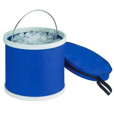 China Sustainable Space Saving Portable Pop Up Outdoor Folding Bucket For Fishing Gardening Camping for sale