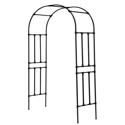 China Factory Wholesale Custom PE Coating Metal Garden Tunnel Stand Easily Assembled Steel Arch for sale