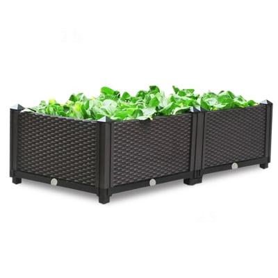 China waterproof & Durable Dispenser Al Por Mayor White Plant Box, New Product Ideas 2020 Black Garden Bed, Garden Planter for sale