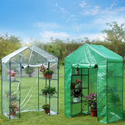 China OEM Factory Price Pe Garden Custom Greenhouse Outdoor Tent Small Size Easily Assembled Greenhouses For Sale for sale