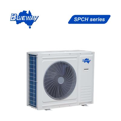 China Outdoor domestic swimming pool heat pump with high standard for household heating and high temperature cooling in R410A plastic. for sale