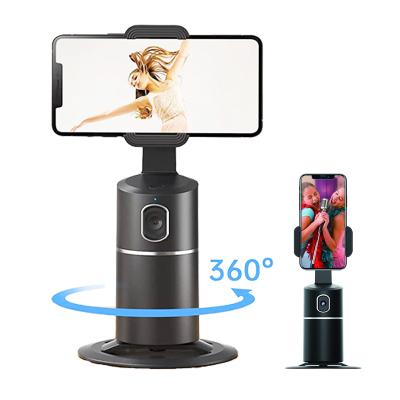 China 360 Adjustable Auto Body Rotating Tracking Video Photography Face Shooting Smart AI Phone Holder Hands Free Phone Clip Vlog Mount Gadgets for sale