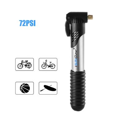 China Motorcycle Tires Portable Lightwight 70PSI Hand Bicycle Car Ball Compressor Cycling Auto Bike Pump Air Tire Inflator Schrader Presta Valve Pump for sale