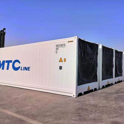 China Hotels Carrier Refrigerator Cube Reefer Shipping Container 40ft High for sale