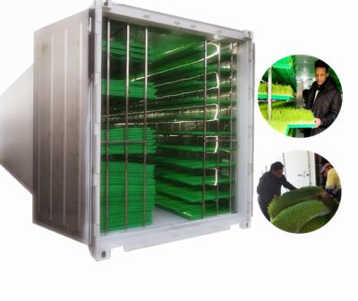 China Wheat Freezer Container Barley Sprouting Machine Animal Forage System Hydroponic Growing Machine for sale