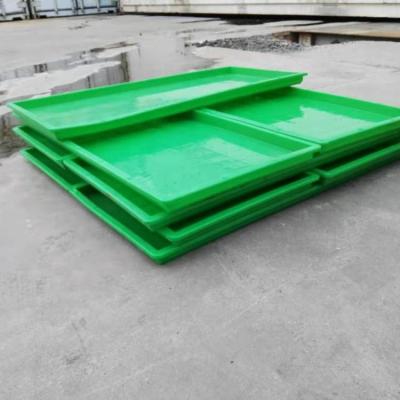 China High Quality Plastic Fodder Hydroponic Trays For Barley Garlic Farming for sale