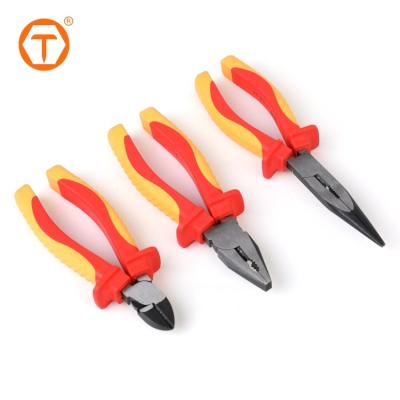 China Alicates MULTI FUNCTIONAL Electricista VDE Pliers 1000v Heavy Duty Insulated Crv Wire Cutter Electrical Cutting Set for sale