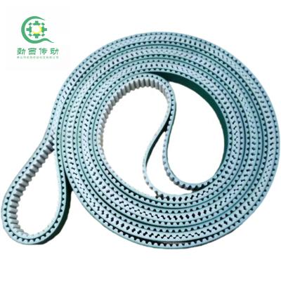 China Factory PU Raw Material Guaranteed | HTD8M PU strap with green fabric for sale