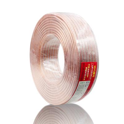 China Tinned tinned speaker MVS high purity oxygen-free copper plus line audio line speaker engineering nerf wire home theater edging cable for sale