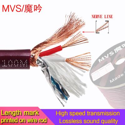 China MVS OFC 2 High Fidelity Voice Line Core Shielded Cable High Grade Audio Cable, 6.5xlr Microphone Cable, 3.5 RCA High Performance Signal Cable for sale