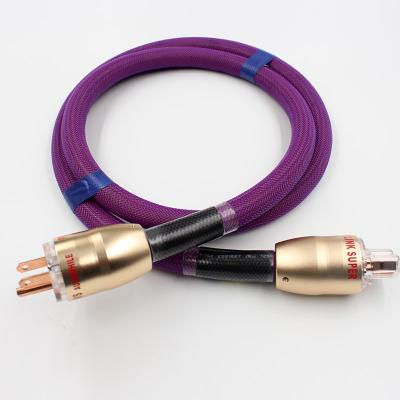 China Power Transmission Enthusiast MVS OFC Audio CD Amplifier Speaker American Standard HiFi Power Cord for sale