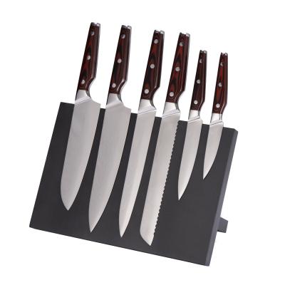 China 6Pcs Japanese Knife Kitchen Steel Chef Professional Durable Layers 67 Damascus Set With Handle Group Of Ten for sale