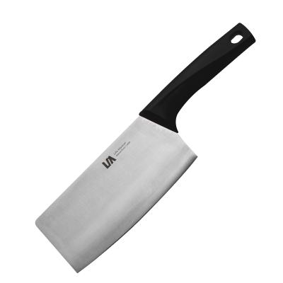 China Viable In Stock German Steel Stainless Steel Kitchen Cleaver Knife With Plastic Handle for sale