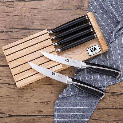 China Sustainable OEM Stainless Steel Steak Knives Set Of 6 Steak Knife Gift Set for sale