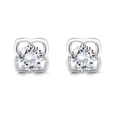 China Custom 100% Hypoallergenic Pure Titanium Stud Earrings Nickel Free Stud Earrings for sale