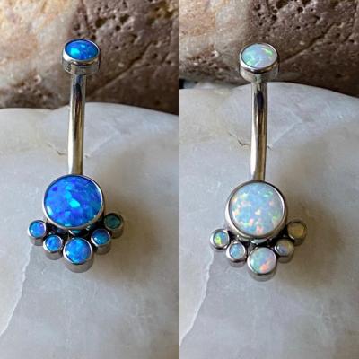 China High Quality 100% Nickel Free Implant Hypoallergenic Grade Connector Titanium Waterproof Belly Button Navel Ring for sale