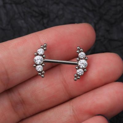 China Hypoallergenic Paw Nipple Jewelry Nipple Piercings Rings Nickel Free Female Nipple Piercing Jewelry 2022 For Women for sale