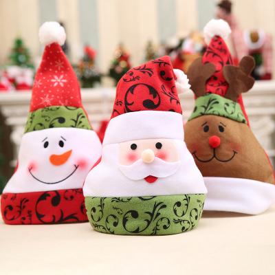 China Funny Christmas Hat Bulk Popular Christmas Tree Beanie Hat Custom Merry Christmas Knitted Hat From China Supplier for sale