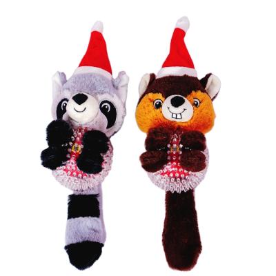 China Manufacturer New Christmas Viable Wholesale Animal BB Plush Cute Dog Toys For Pets for sale