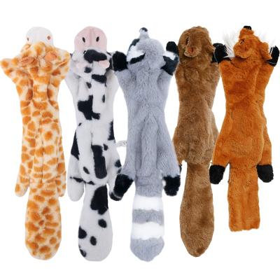 China Viable Manufacturer Wholesale Healthy Packages New 5 No Fold Fluffy Animal Healthy Plush Stuffed Cute Dog Toys for sale