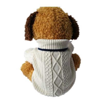 China Fashion Factory Dog Sweater Sustainable Small Dog Pet Clothes Promotional For Pet Supplies for sale