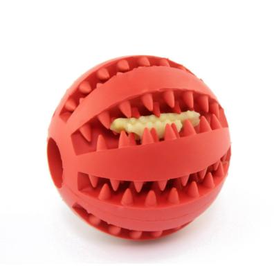 China 2021 Wholesale Hot Sale Viable Dog Bite Dispenser Natural Rubber Food Puzzle Resistant Chew Toy for sale