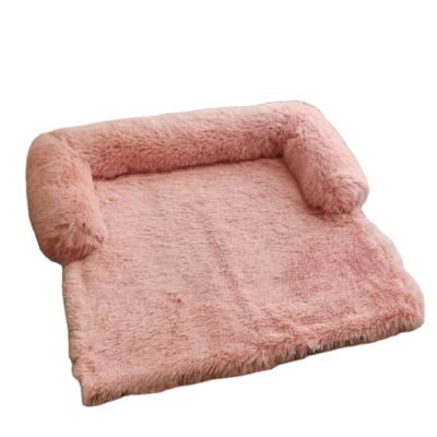 China Wholesale Demi Manufacturer Washable Washable Foldable Luxury Faux Fur Sofa Dog Bed Car for sale