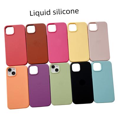 China Factory Wholesale Shockproof Liquid Silicone Phone Case For Apple iphone13 11 12 Pro Max Mini Shockproof Waterproof Phone Cover for sale