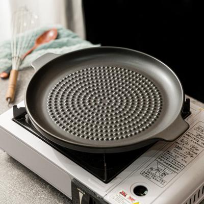 China WEIYE Pan Gas Griddle Pan Gas Griddle Pan Non-Stick Round Safe Heat Resistant Round Stove Top Outdoor Cooking Pan for sale