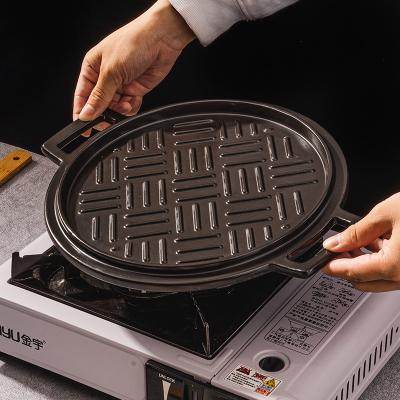 China Top Cooker Non Stove Top Safe Grill Pan WEIYE Microwave Oven Gas Grill Household Steak Stick Griddle BBQ Grill Pan for sale