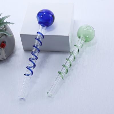 China Wholesale Classic Glass Accessories 4inch 6inch Oil Burner Smoking Glass Pipe for sale