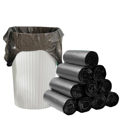 China Supply Disposable Custom HDPE Black LDPE Garbage Bag / Plastic Bin Liner On Roll for sale