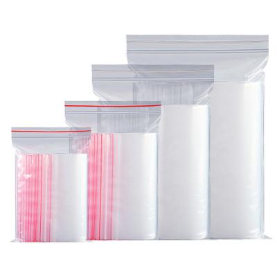 China Doypack Recyclable Resealable Ziplock Stand Up Pouch Clear Transparent Plastic Food Packaging Bag With Zipper for sale