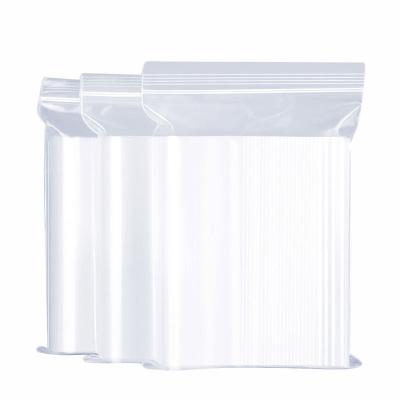 China Recyclable high quality easy-to-tear embossed textured zip lock bags with logo ziplock bag for sale