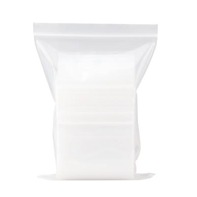 China Recyclable Custom Size LDPE/PE Clear Transparent Ziplock Bags Plastic Zip Lock Packaging Bag for sale