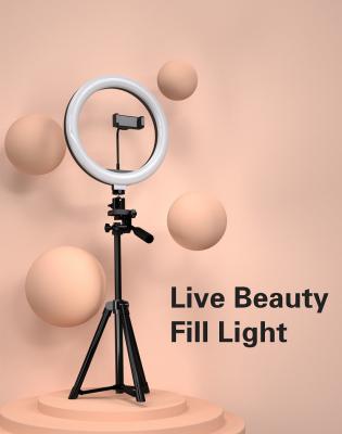 China ABS+PC Factory Wholesale Tiktok Photographic Selfie Beauty 10 Inch Led Ring Light With Tripod Stand For Live Stream Makeup Youtube for sale