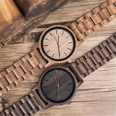 China Wholesale Custom Mens China Supplier DODRON DEER Logo Quartz Watches Minimalist Wood Watch For Men for sale