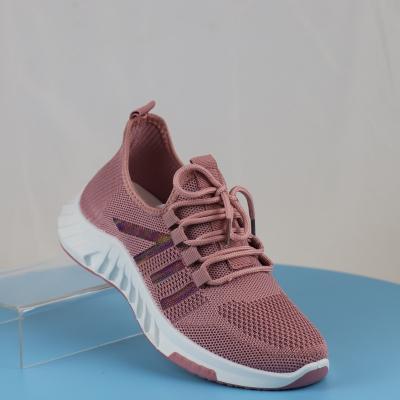 China CUSHIONING running shoes for women lace up comfortable girls jogging shoes flats sneakers for sale