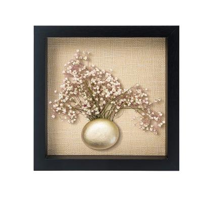 China High Quality Morden Memory Shadow Box 8x8 3D Black Shadow Box Frames Flower Box For Wedding Showcase for sale